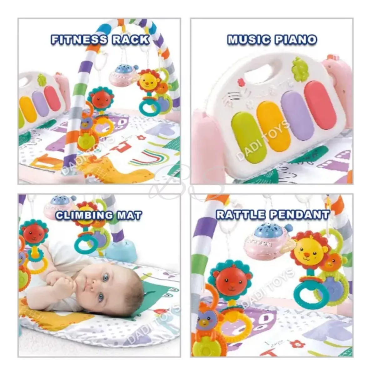 Gimnasio De Bebé Con Piano Musical