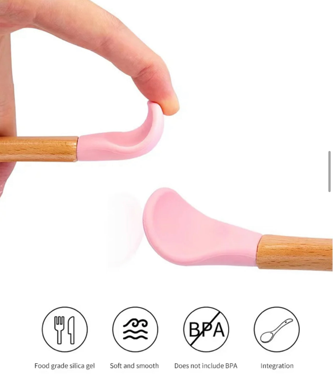 Vajilla en silicona infantil 8 piezas