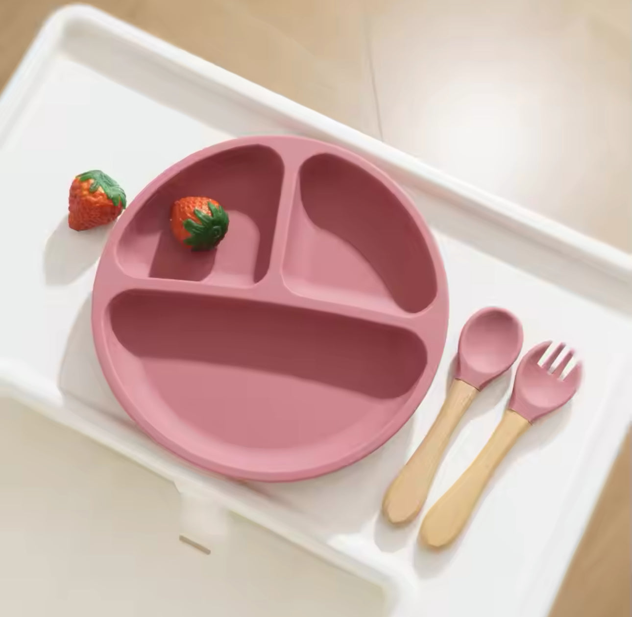 Vajilla en silicona infantil 8 piezas