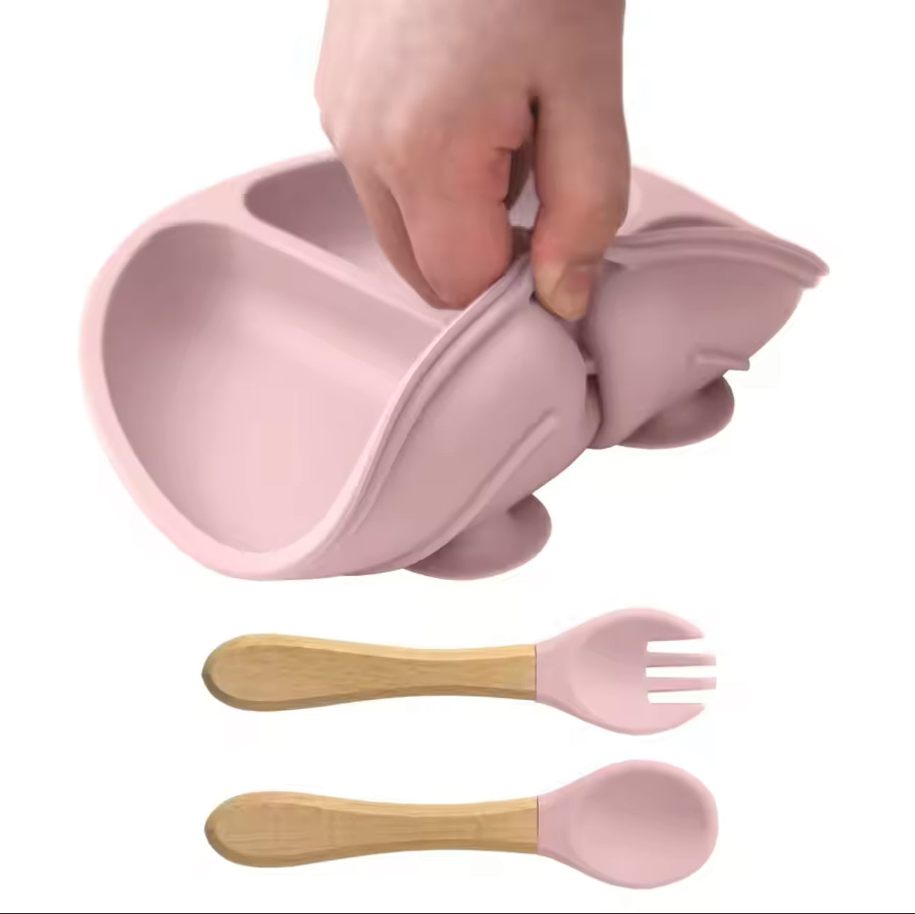 Vajilla en silicona infantil 8 piezas